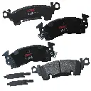 Balatas Delanteras GM CAPRICE, IMPALA, C-10, C-15 L6, C-30, SUBURBAN, MICROBUS (C-30) GCD52