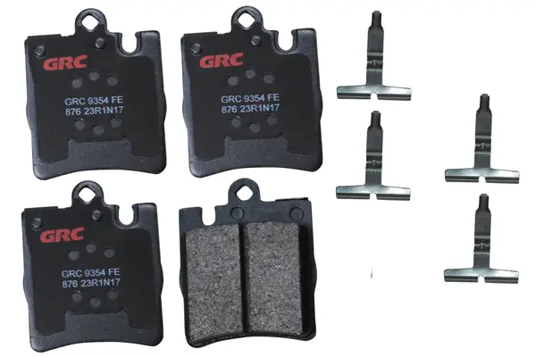 Balatas Traseras de Disco Mercedes-Benz E320, E420, E430, E280, CLK430, C320, C200, C32 AMG, CL230, C230, C240, SLK200, SLK350, C280, C350, CLK350, CLK280 GMD876