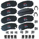 Balatas Delanteras Mitsubishi Fuso FE120, FE145, FE145CC, FE180, FG140, FK200, FM260, FM330, FE140, Sterling Truck 360, FK260, FE125 GMD1265