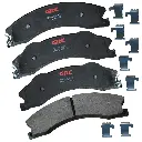 Balatas Delanteras Chevrolet Express 3500, Express 4500, Silverado 2500, 3500, 2500 HD, 3500 HD, Suburban 3500 HD, GMC Sierra 2500 HD, 3500 HD, Savana 4500, Savana 3500, Nissan TITAN XD GMD1411