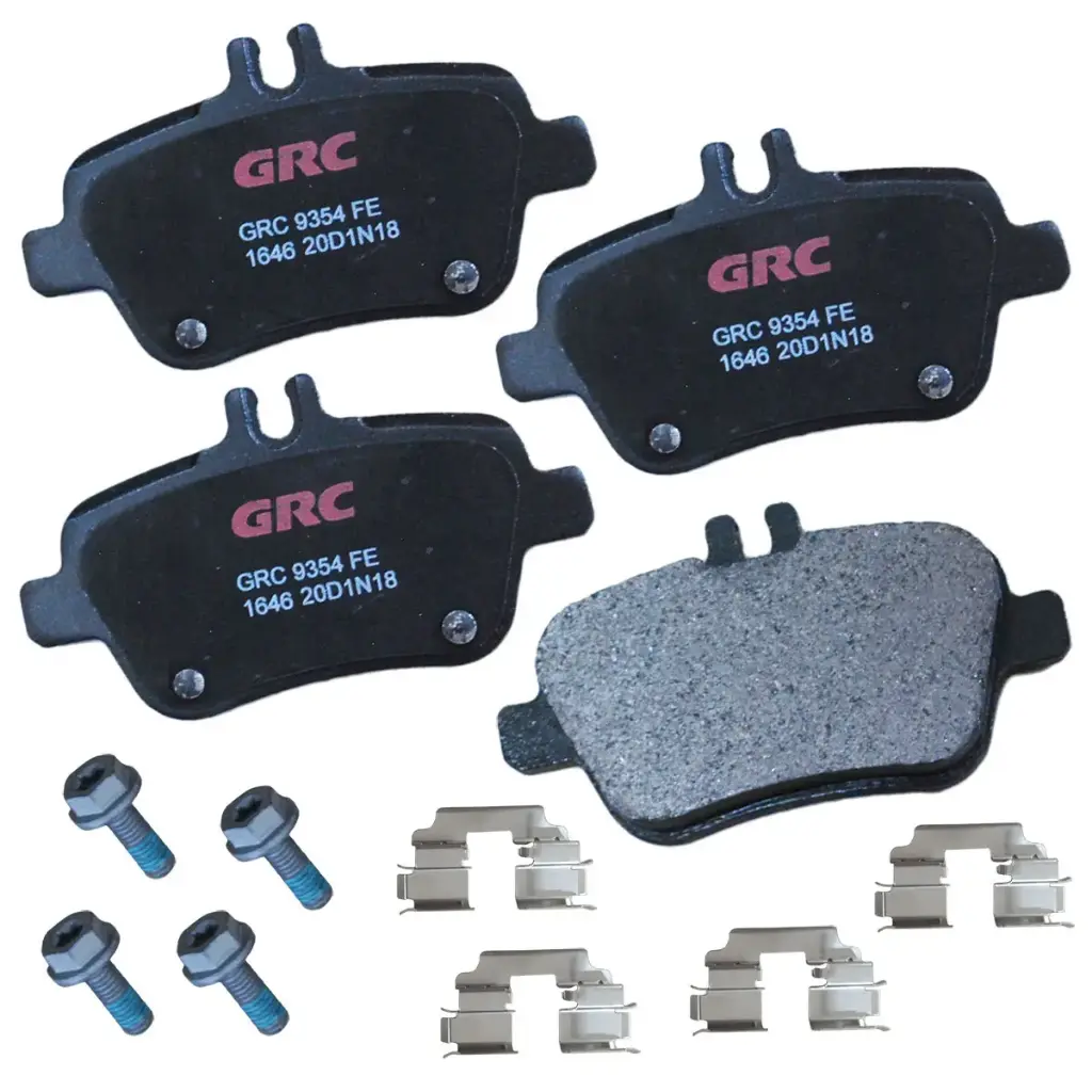 Balatas Traseras de Disco Mercedes-Benz SLK350, SLK250, B180, SLK200, B250, CLA250, A250, A200, A180, CLA200, GLA200, B Electric Drive, GLA250, E300, CLA180, SLK300, B250e, GLA180, SLC180, SLC200, Infiniti QX30, SLC300 GMD1646