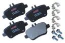 Balatas Traseras de Disco Mercedes-Benz SLK350, SLK250, B180, SLK200, B250, CLA250, A250, A200, A180, CLA200, GLA200, B Electric Drive, GLA250, E300, CLA180, SLK300, B250e, GLA180, SLC180, SLC200, Infiniti QX30, SLC300 GMD1646