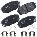 Balatas Delanteras Kia Soul, Hyundai Creta, Elantra GT, Kona, Kia Forte, Hyundai Kona Electric, Kia Seltos, Forte5, Changan Eado Plus GCD2094