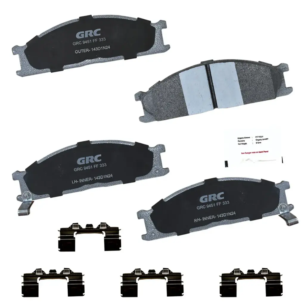 Balatas Delanteras Nissan 810, Maxima, D21, 720, Pathfinder, Van, Subaru SVX, Nissan Pickup, Frontier, Urvan, NP300 GPRD333