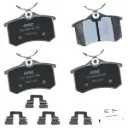 Balatas Traseras de Disco Volkswagen Jetta, Clasico, Golf, Corrado, Passat, Cabrio, Saveiro, Derby, Beetle, Beetle Cabrio, R32, Jetta City,  Polo, Nivus, Quantum, Scirocco, Peugeot 405, 307, 207, 208, 208 GT,  Audi A4,  A6 Quattro, A6, A3, TT, TT Quattro, A8 Quattro, S4, S8, S6, A4 Quattro, S3, A3 Quattro,  A1, Allroad Quattro, Renault Scenic,  Fluence,  Clio, Seat Leon, Toledo, Cordoba, Ibiza, Megane, Scenic II, Euro Clio, Nuevo Ibiza, Exeo, Arona, MG 5, ZS, 5,   RX5  GPRD340