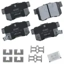 Balatas Traseras de Disco Acura Legend, Honda Accord, Acura TL, Honda Odyssey, Isuzu Oasis, Acura RL, CL, Honda Civic, CR-V, Element, Acura RDX GPRD536