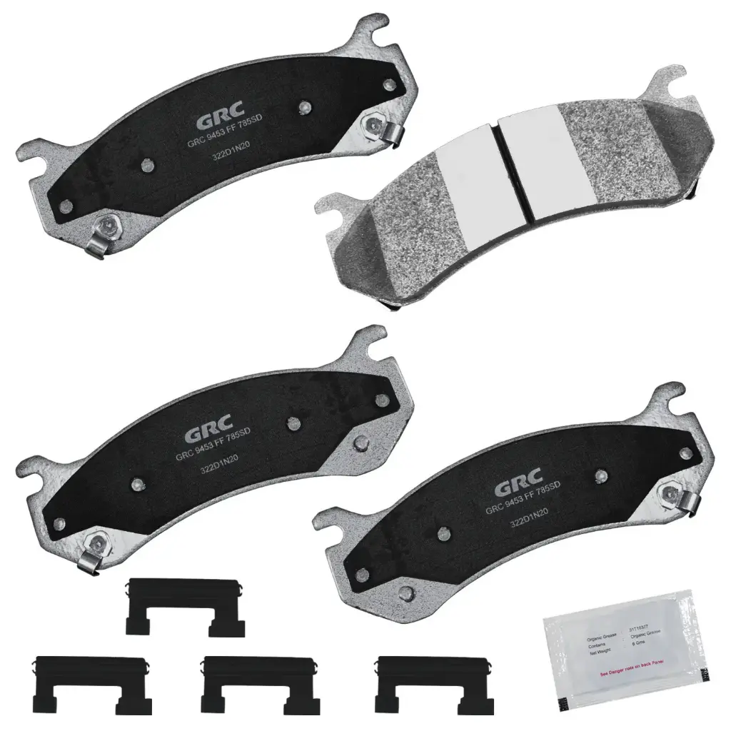 Balatas Delanteras Front Chevrolet Silverado, 1500, GMC Sierra 1500, Chevrolet Silverado 2500, GMC Sierra 2500, Chevrolet Suburban 1500, Tahoe, GMC Yukon XL 1500, Yukon, Chevrolet Sonora, C2500, Suburban 2500, GMC K2500, Yukon XL 2500, Chevrolet Silverado 1500 HD, 2500 HD, GMC Sierra 1500 HD, Sierra 2500 HD, Cadillac Escalade, Chevrolet Avalanche 1500, Cadillac Escalade EXT, Chevrolet Avalanche 2500, Astro, Express 1500, Express 2500, GMC Safari, Savana 1500, GMC Savana 2500, Cadillac Escalade ESV, Hummer H2, Chevrolet Silverado 3500, GMC Sierra 3500, Chevrolet Silverado 1500 Classic, GMC Sierra 1500 Classic, Chevrolet Silverado 3500 HD, GMC Sierra 3500 HD, Chevrolet Silverado 2500 HD Classic, Chevrolet Silverado 3500 Classic, GMC Sierra 2500 HD Classic, Sierra 3500 Classic, Chevrolet Silverado 1500 HD Classic, GMC Sierra 1500 HD Classi GPRD785SD