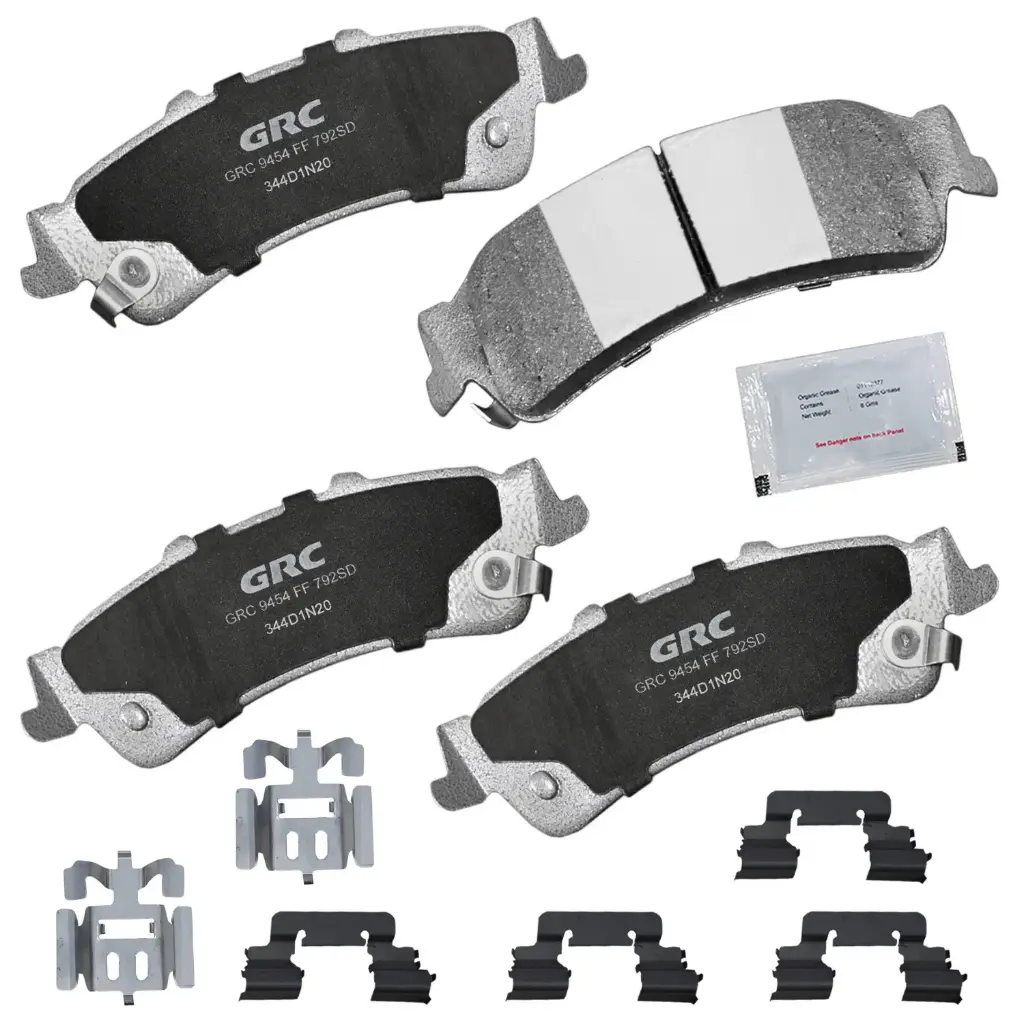 Balatas Traseras de Disco Cadillac 60 Special, Chevrolet Silverado 1500, GMC Sierra 1500, Cadillac DeVille, Chevrolet Suburban 1500, Tahoe, GMC Yukon XL 1500, Yukon, Chevrolet Astro, GMC Safari, Cadillac DTS, Chevrolet Silverado 1500 Classic, GMC Sierra 1500 Classic GPRD792SD