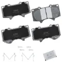 Balatas Delanteras Toyota Tundra, Sequoia, Lexus GX470, Toyota 4Runner, Tacoma, FJ Cruiser, Lexus GX460, Mitsubishi Montero, JAC Frison, T6 GPRD976