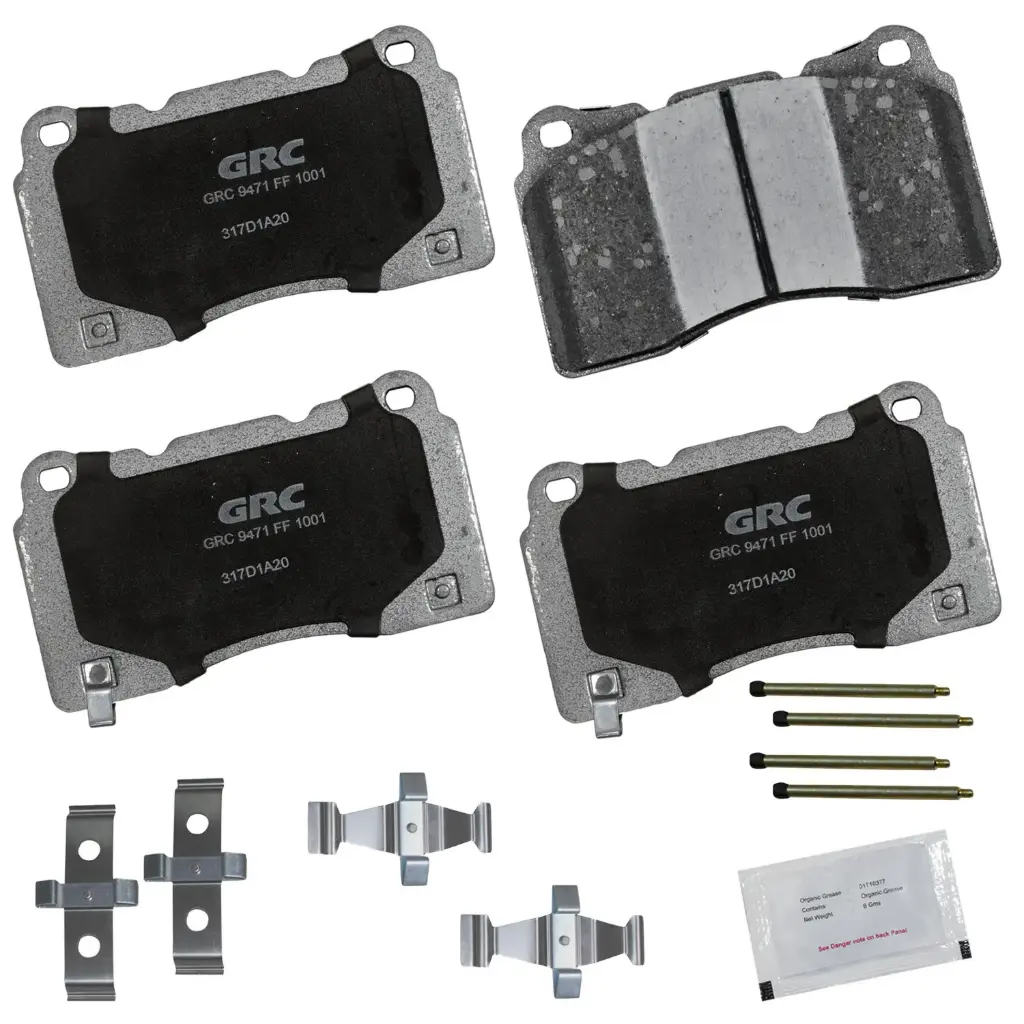 Balatas Delanteras De Tomaso Pantera, 	Mitsubishi Lancer, Volvo S60,  V70, Buick Regal, Ford Mustang, Subaru WRX STI, BRZ, WRX, Impreza, Chevrolet Camaro, Dodge Viper, Tesla X, S GPRD1001