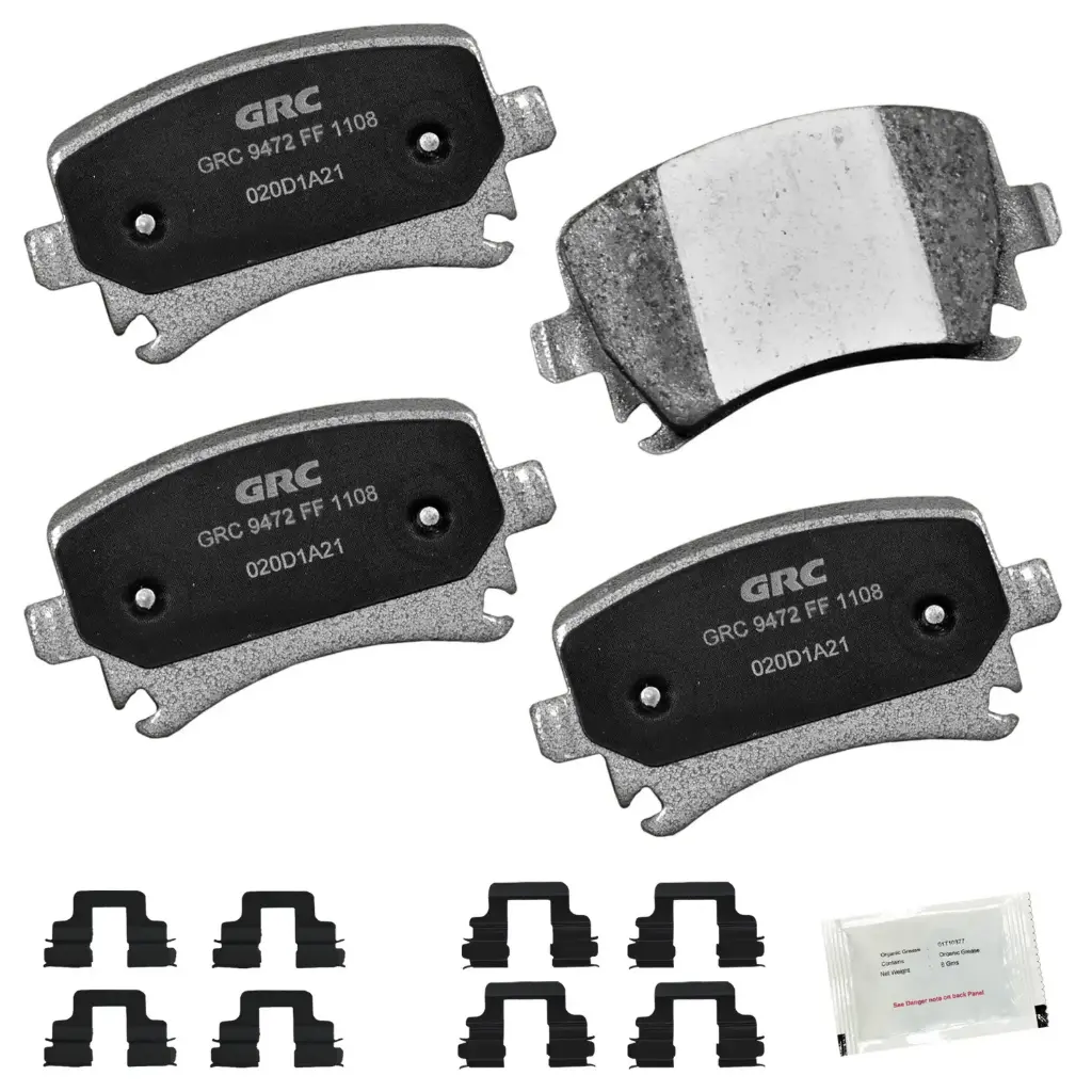 Balatas Traseras de Disco  Audi A4 Quattro, A4, A6 Quattro, A6,  A3 Quattro, A3, Audi	TT Quattro, Audi TT, S3, TTS Quattro, TT RS Quattro, Q3 Quattro, Audi Q3, Seat Altea, Leon, Altea XL, Freetrack, Ibiza,  Volkswagen Bora, Jetta, GTI, Passat, Rabbit, Eos, R32, CC, Passat CC, Tiguan, Golf, Golf R, Jac SEI 7    GPRD1108