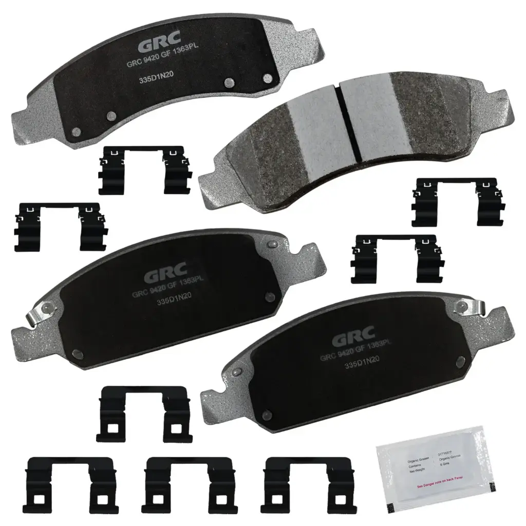 Balatas Delanteras, Chevrolet	Silverado 1500, LD, Classic, Suburban 1500, Suburban,  Avalanche, Tahoe, Express 1500, Savana 1500, GMC Sierra 1500, Classic, Limited, Yukon XL 1500, XL, Cadillac, Escalade ESV, EXT, XTS,			GPRD1363PL