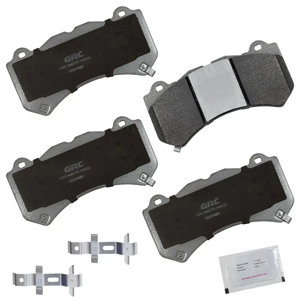 Balatas Delanteras Cadillac CTS, Chevrolet Camaro, Jeep Grand Cherokee, Chevrolet Corvette, Dodge Challenger, Charger, Cadillac ATS, Dodge Durango, Rivian R1S, R1TGPRD1405SD