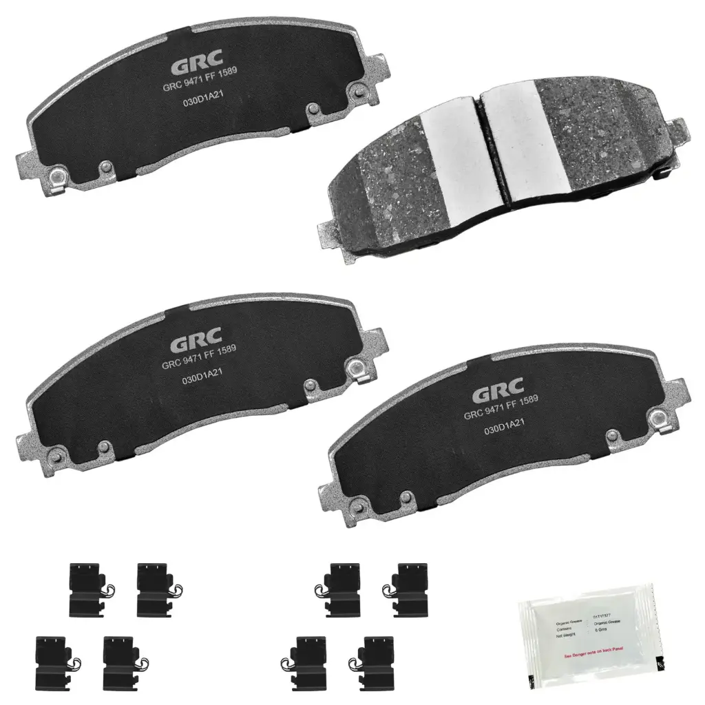 Balatas Delanteras Chrysler Town & Country, Dodge Grand Caravan, Journey, Ram C/V, Volkswagen Routan, Chrysler Pacifica, Jeep Wrangler, Chrysler Voyager, Jeep Gladiator GPRD1589