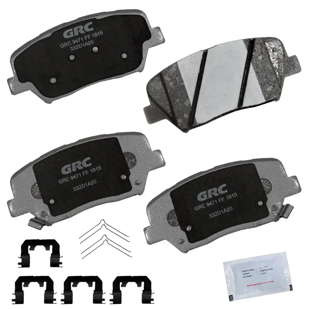 Balatas Delanteras Hyundai Santa Fe, Kia Sorento, Hyundai Azera, Santa Fe Sport, Santa Fe XL, Kia Rondo, Hyundai Creta, Kia Seltos, Hyundai Creta Grand, Kia Niro EV GPRD1815