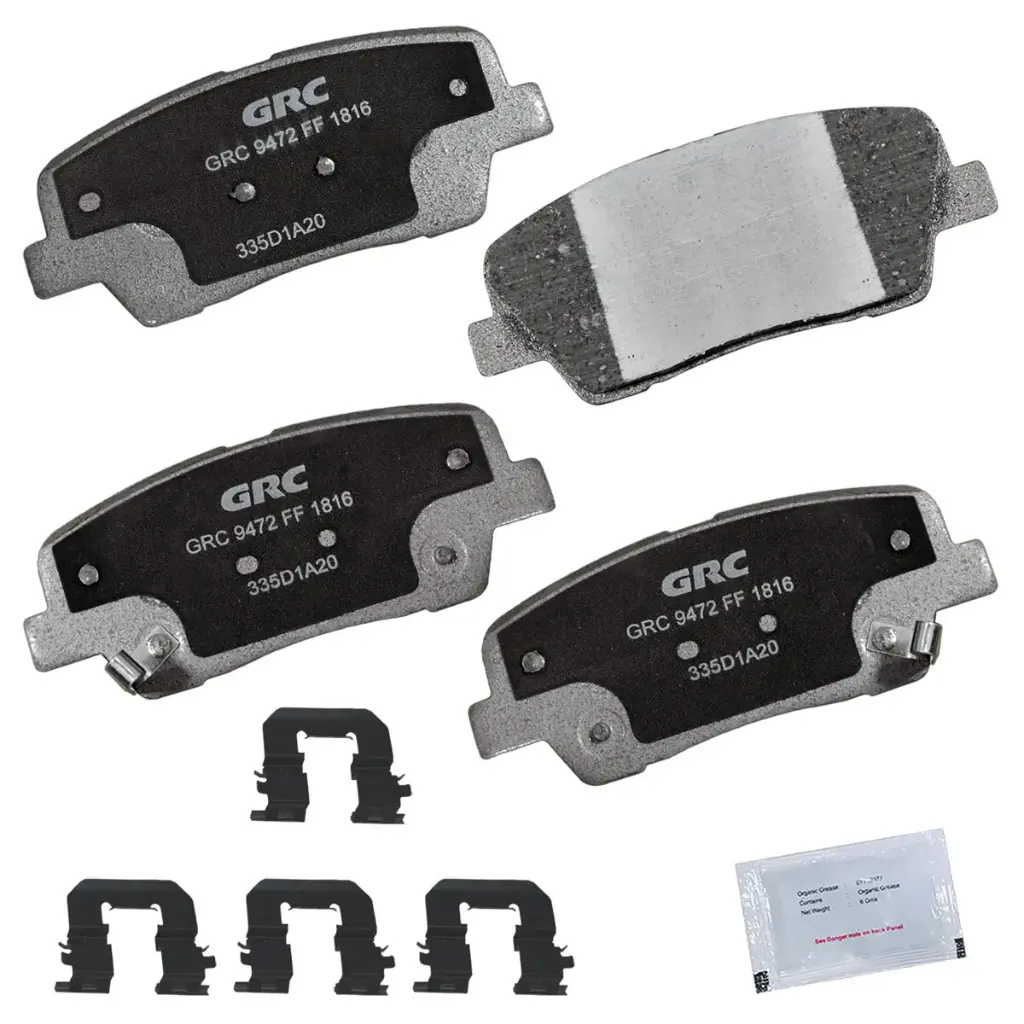 [GPRD1816] Balatas Traseras de Disco Hyundai Entourage, Kia Sedona, Hyundai Genesis, Kia Borrego, Hyundai Genesis Coupe, Santa Fe, Equus, Kia Sorento, Hyundai Santa Fe Sport, Santa Fe XL, Kia K900, Stinger, Genesis G70, G80 GPRD1816