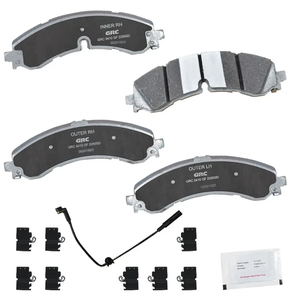 Balatas Delanteras Chevrolet Silverado 2500 HD, Silverado 3500 HD, GMC Sierra 2500 HD, Sierra 3500 HD, Chevrolet Silverado 4500 HD, Silverado EV GPRD2250SD