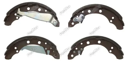 [12-662L] Balatas Traseras de Tambor VW (palanca freno de mano curva) 12-662L