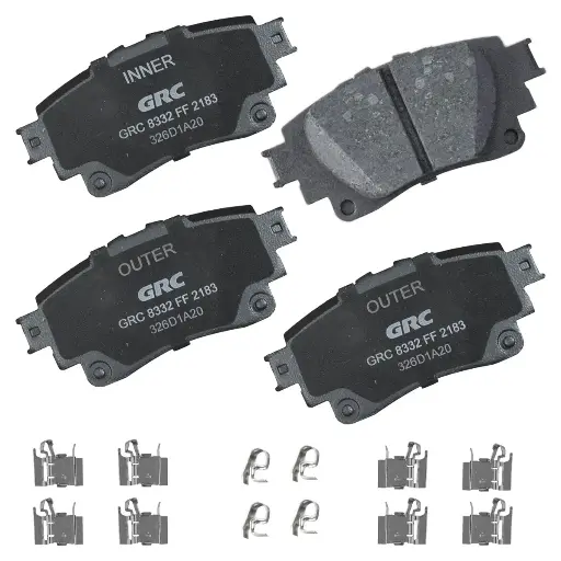 [GCD2183] Balatas Traseras de Disco Toyota Corolla, Highlander, Sienna, Yaris, Lexus IS350, IS300, RC350, RC300 GCD2183 