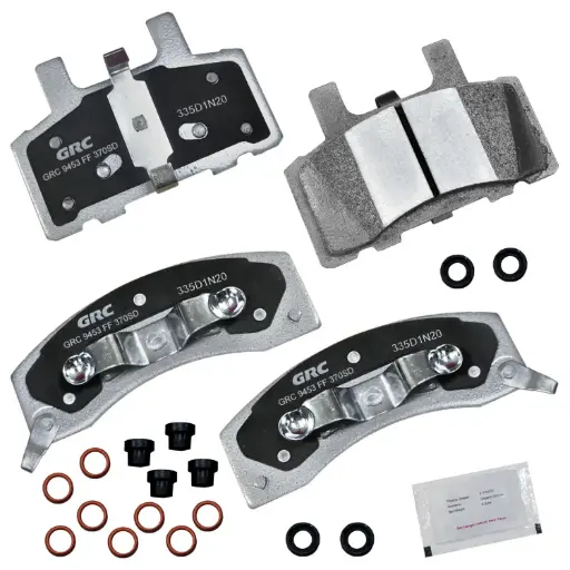 Balatas Delanteras Chevrolet C2500, C3500, K2500, K3500, C3500HD, C2500 Suburban, K2500 Suburban, Dodge Ram 2500, Chevrolet C1500 Suburban, K1500 Suburban, C35, Express 2500, Express 3500, GMC Savana 2500, Savana 3500, Chevrolet Tahoe, GMC Yukon GPRD370SD