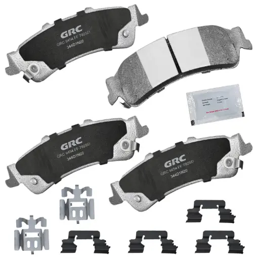 Balatas Traseras de Disco Cadillac 60 Special, Chevrolet Silverado 1500, GMC Sierra 1500, Cadillac DeVille, Chevrolet Suburban 1500, Tahoe, GMC Yukon XL 1500, Yukon, Chevrolet Astro, GMC Safari, Cadillac DTS, Chevrolet Silverado 1500 Classic, GMC Sierra 1500 Classic GPRD792SD