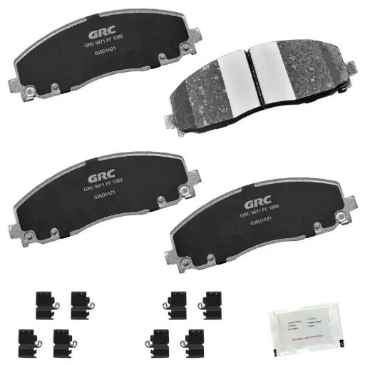 Balatas Delanteras Chrysler Town & Country, Dodge Grand Caravan, Journey, Ram C/V, Volkswagen Routan, Chrysler Pacifica, Jeep Wrangler, Chrysler Voyager, Jeep Gladiator GPRD1589