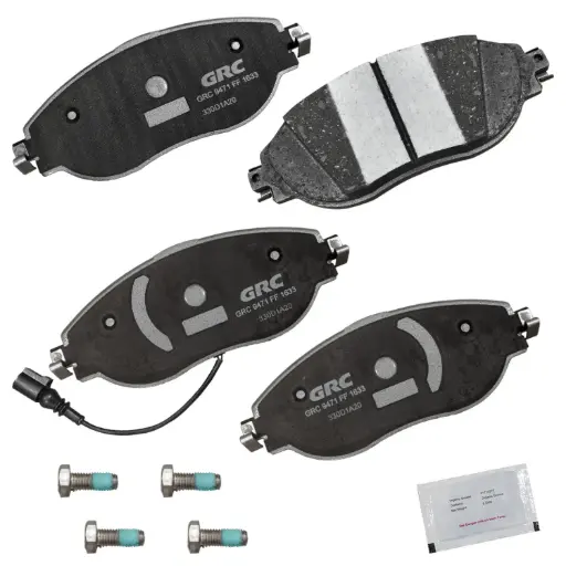 Balatas Delanteras Volkswagen CC, Audi S3, Volkswagen Golf R, GTI, Jetta, Seat Leon, Volkswagen Tiguan, Audi A3 Quattro, Q3, Seat Tarraco, Volkswagen Arteon, Cupra Ateca GPRD1633