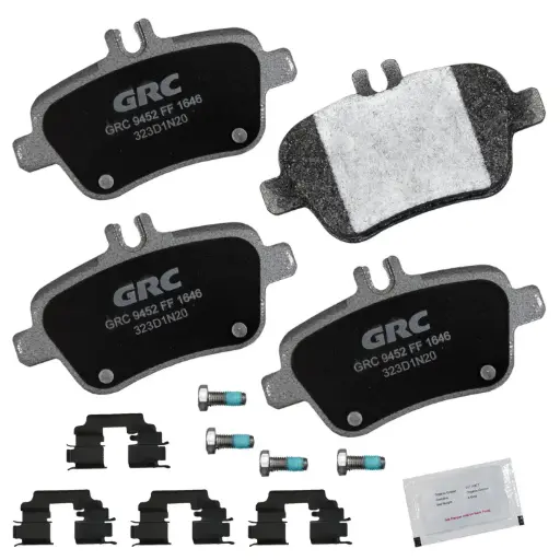 Balatas Traseras de Disco Mercedes Benz B180, SLK200, SLK250, SLK350, A180, A200, A250, B250, CLA200, CLA250, B Electric Drive, GLA200, GLA250, CLA180, E300, B250e, GLA180, SLK300, Infiniti QX30, Mercedes Benz SLC180, SLC200, SLC300 GPRD1646