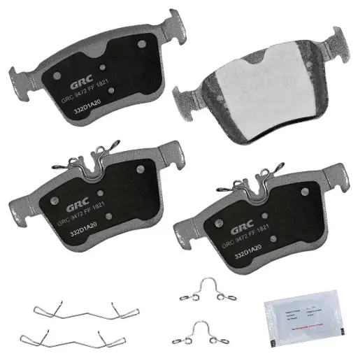 Balatas Traseras de Disco Land Rover Discovery, Sport, Jaguar XE, XF, Land Rover Range Rover Evoque, Volvo XC90, Jaguar F-Pace, Volvo S90, Jaguar E-Pace, Land Rover Range Rover Velar, Volvo V90 Cross Country, V90, XC60, S60, V60, Jaguar I-Pace, V60 Cross Country, XC40 Recharge, XC40, C40 Recharge GPRD1821