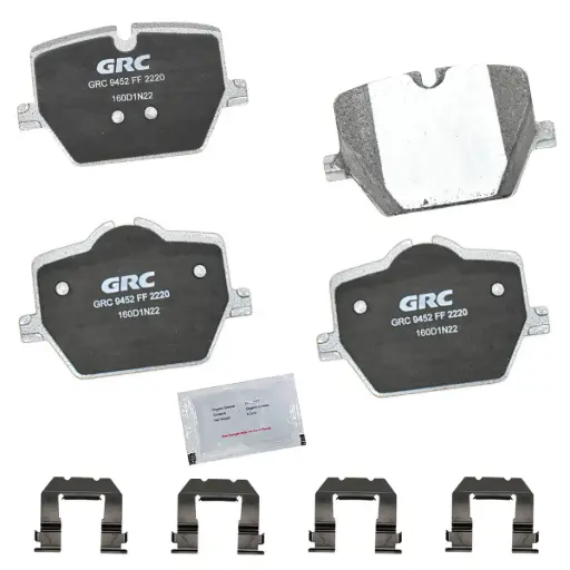 Balatas Traseras de Disco BMW 330i, Z4 20i, Z4 M40i, 330e, 330i xDrive, Z4, 320i, 430i, M 440i, M340i xDrive, M340i, 220i, 330e xDrive, 430i xDrive, 440i, i4 eDrive40, i4 M50, M440i xDrive, Toyota GR Supra, BMW 230i, 430i Gran Coupe, i4, M 240i, M240i xDrive, M440i Gran Coupe, M440i xDrive Gran Coupe, 230i xDrive, 430i xDrive Gran Coupe GPRD2220